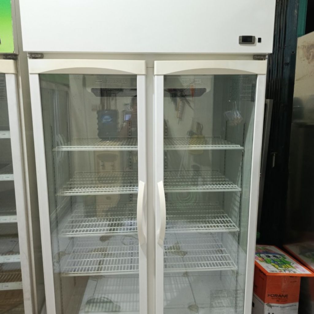 showcase 2 pintu merk panasonic second