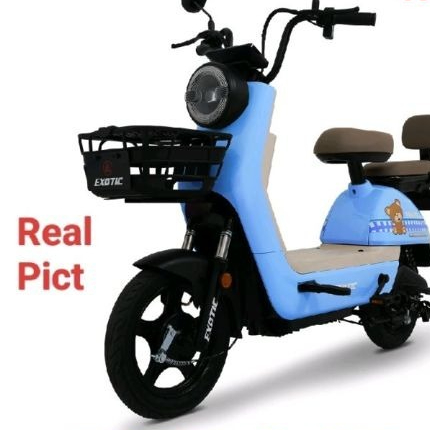 SEPEDA LISTRIK EXOTIC VELOCE V3 BLUE BERGARANSI