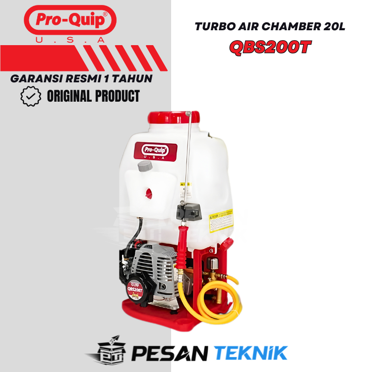 Alat Semprot Pertanian Hama Bacpack Electric QBS 200T Sprayer 20 Liter 2 Tak PROQUIP QBS200T