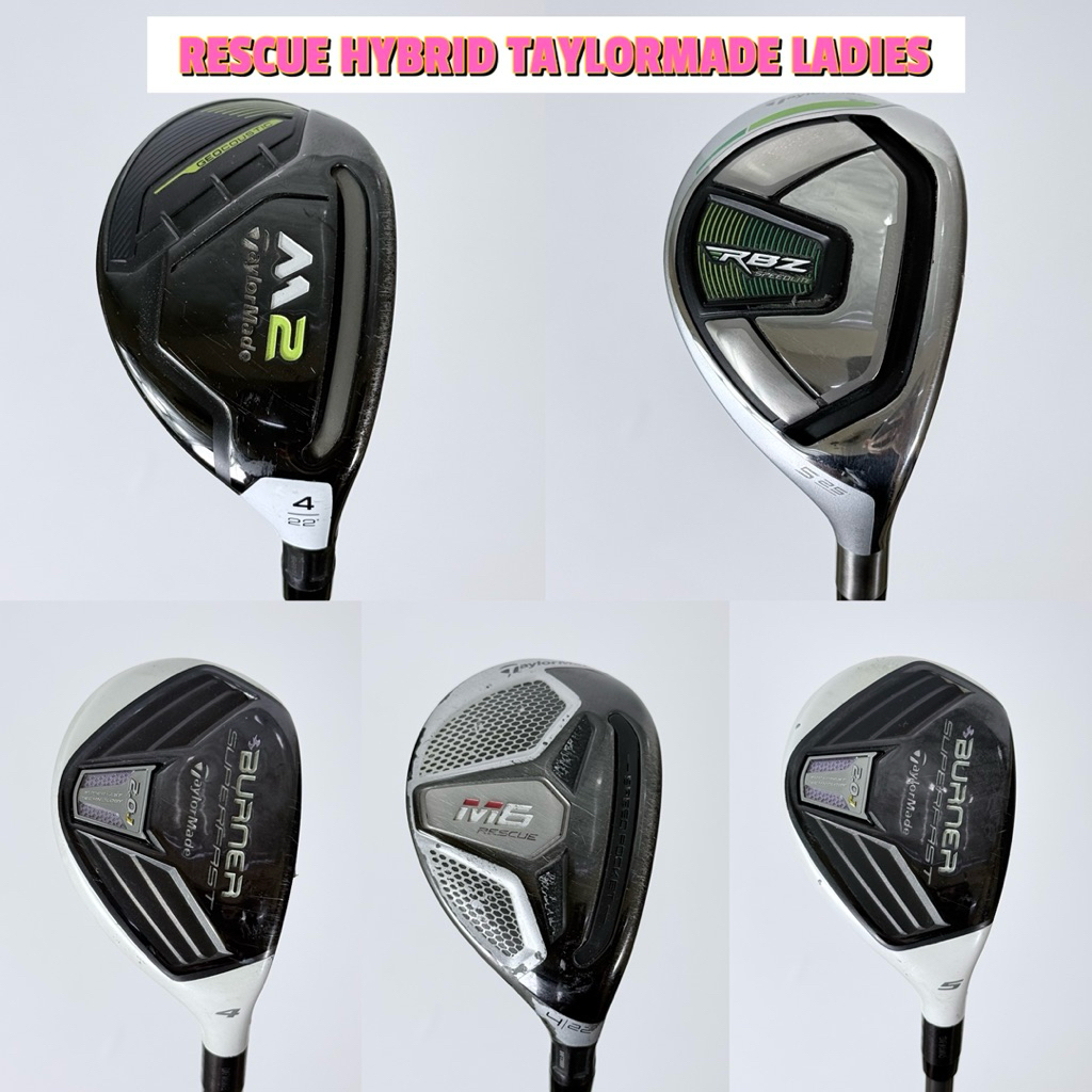 Stick Golf Rescue Hybrid Ladies Taylormade Second Original - Hybrid Golf Bekas Original