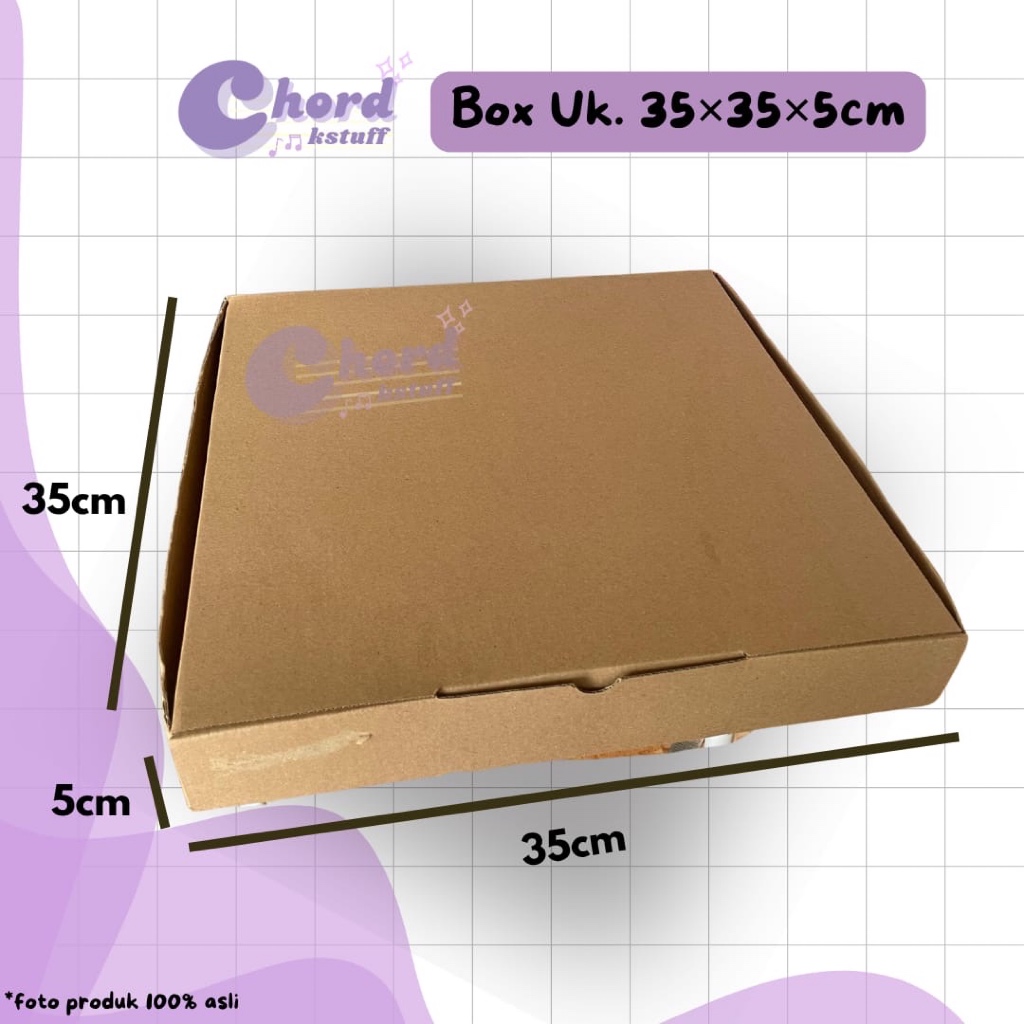 [ READY STOCK ] KARDUS DUS 35 x 35 x 5 BOX PACKING