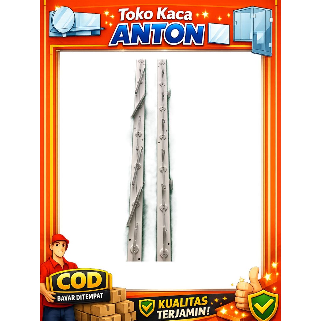 Tiang Rangka Nako 7 daun Alumunium Bagus