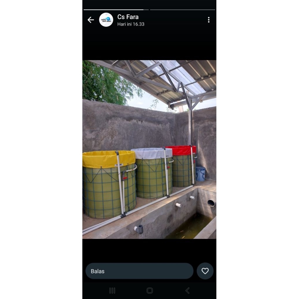 KOLAM BULAT D1,5 TANPA RANGKA