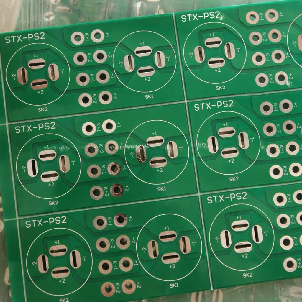 PCB Socket Speakon Double Layer STX