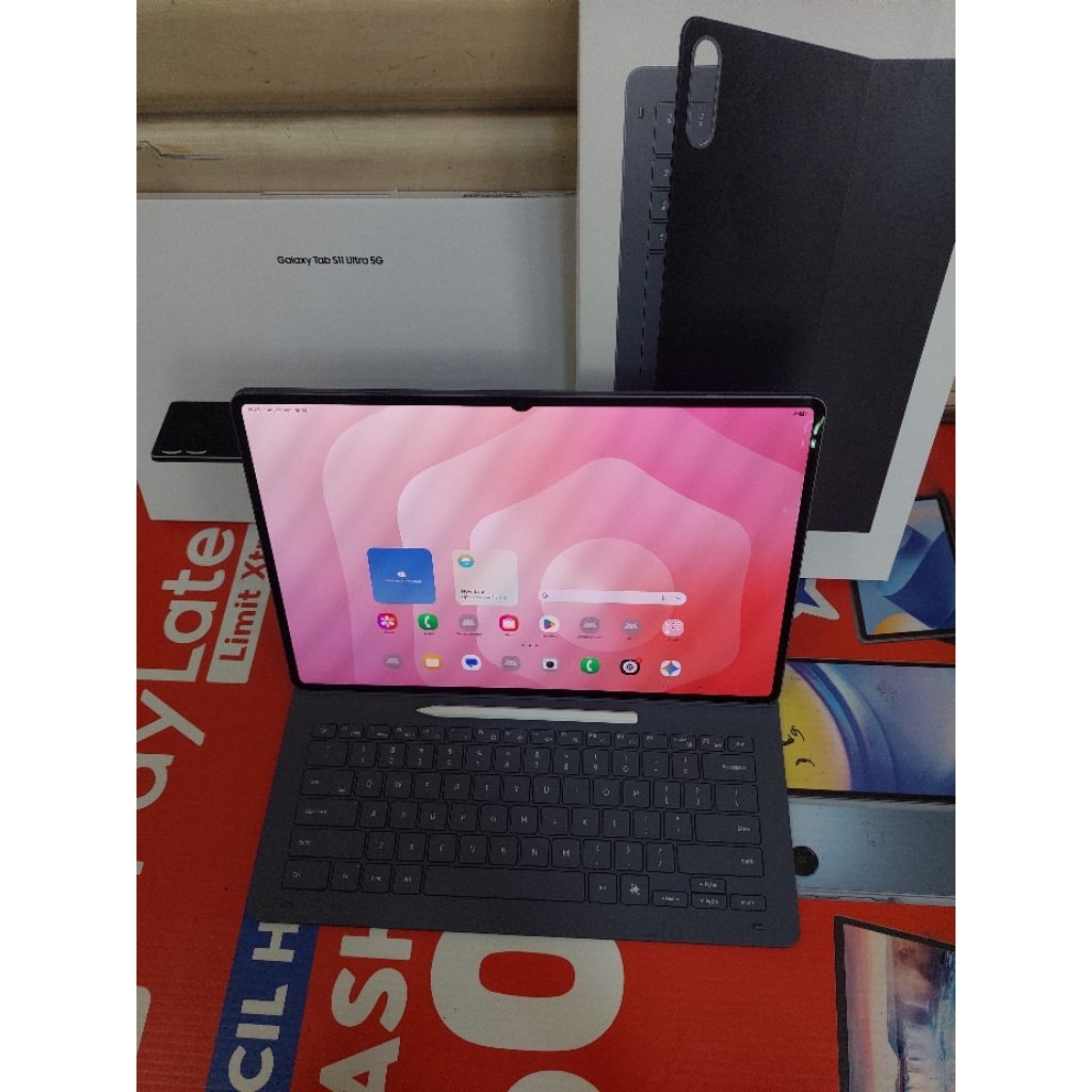 Samsung Tab S11 Ultra 5G 12/256 Gb+Keyboard Second Resmi Mulus