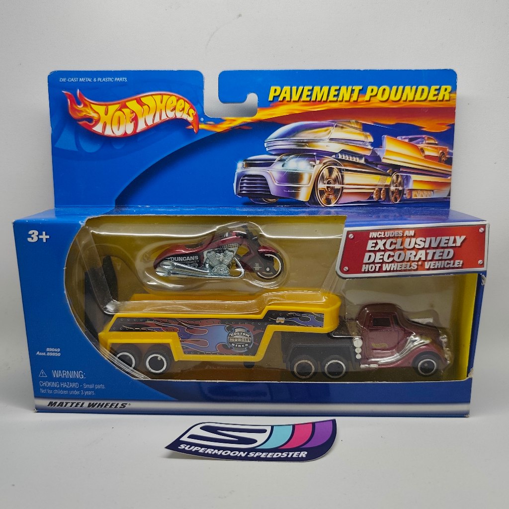 Hot Wheels Pavement Pounder Custom Muscle Bikes Duncans Scorchin Scooter