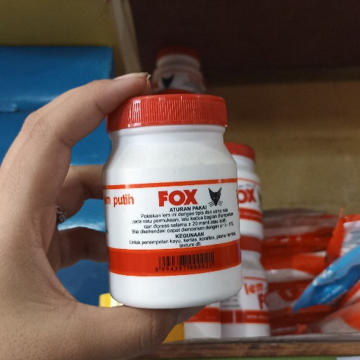 Lem Fox /Lem PVAc /Glue Putih /Lem Kertas/Lem Kayu 150 gram Kecil