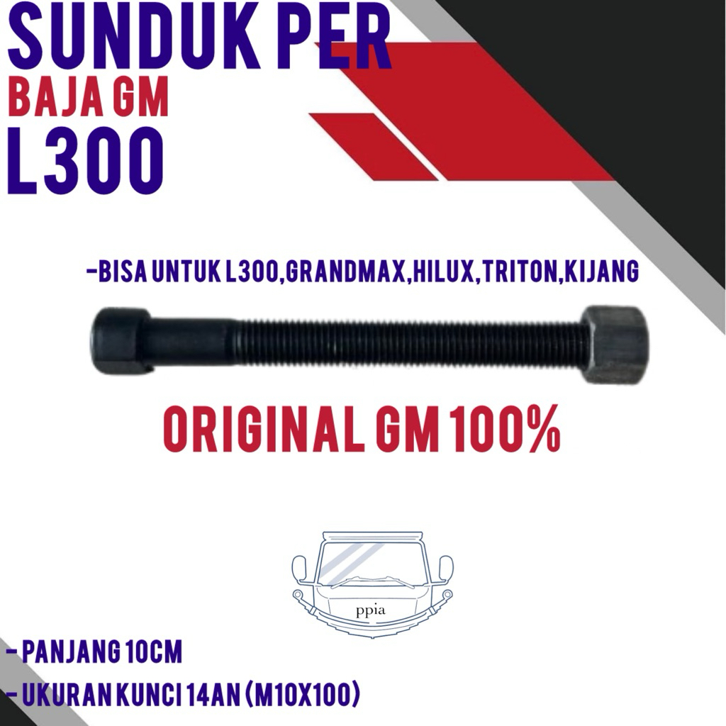 Sunduk Per L300 Baja GM murah Tusuk Per Kijang Tusuk Per L300 Pengikat Per L300 Sunduk Grandmax Baja
