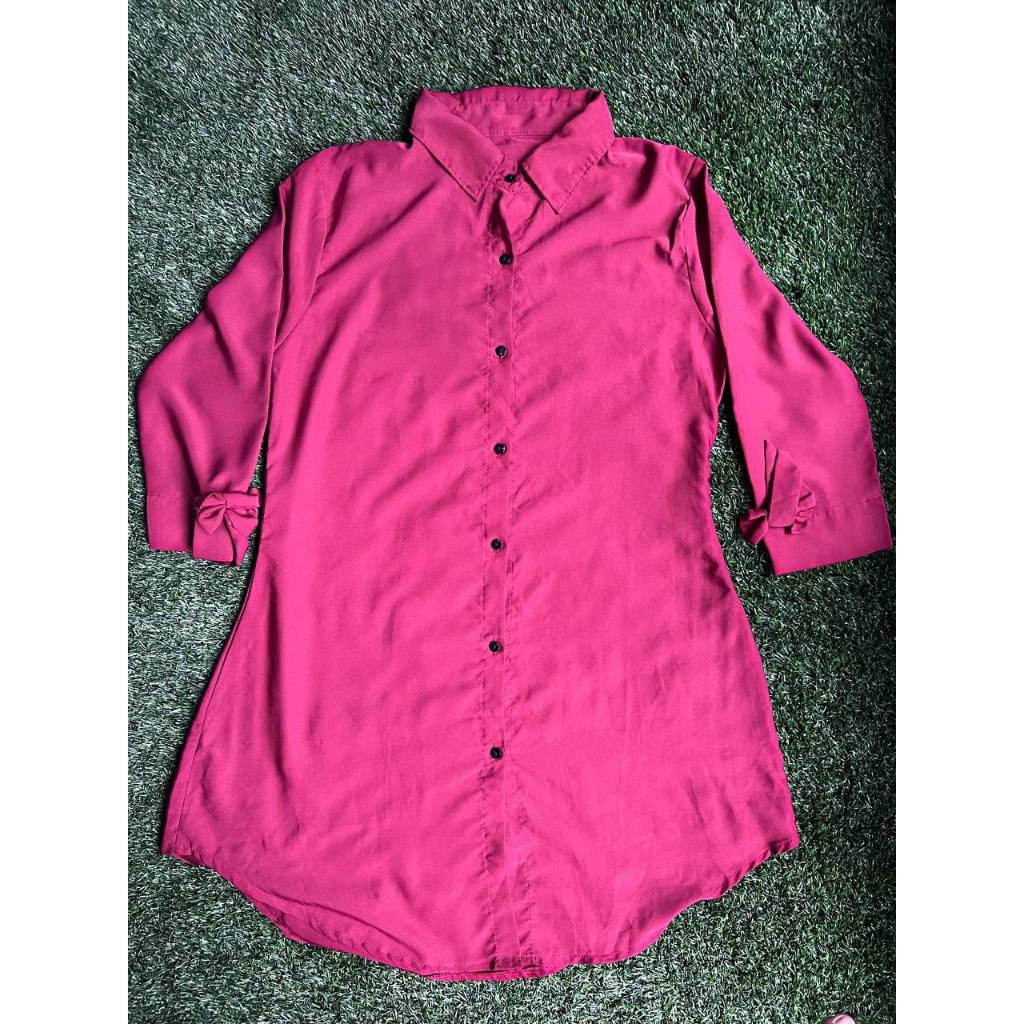 Outer Brokat Premium Wanita Putih Bersih Preloved Lace Cardigan Elegant