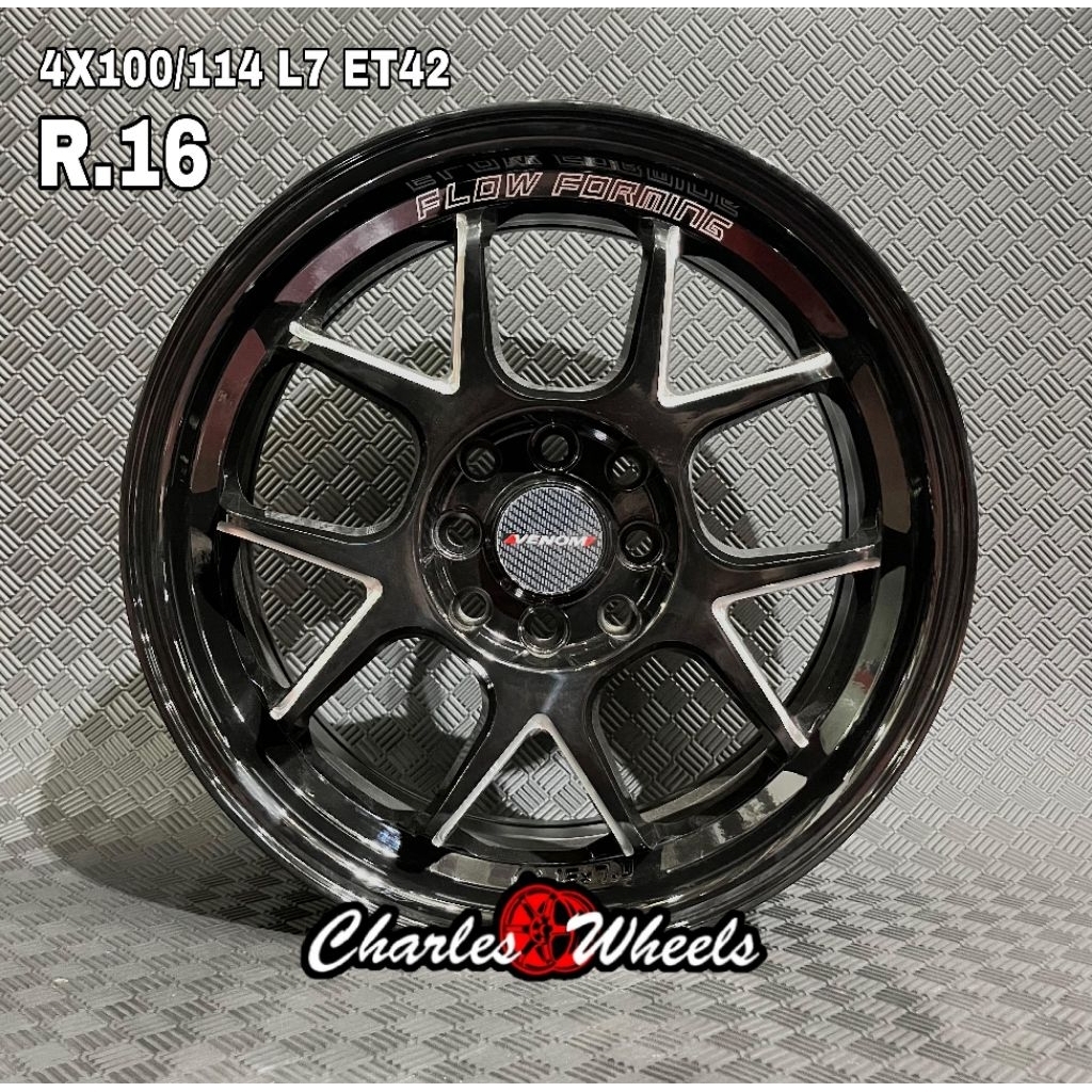 VELG VENOM JF LUXURY FF RING 16 HITAM