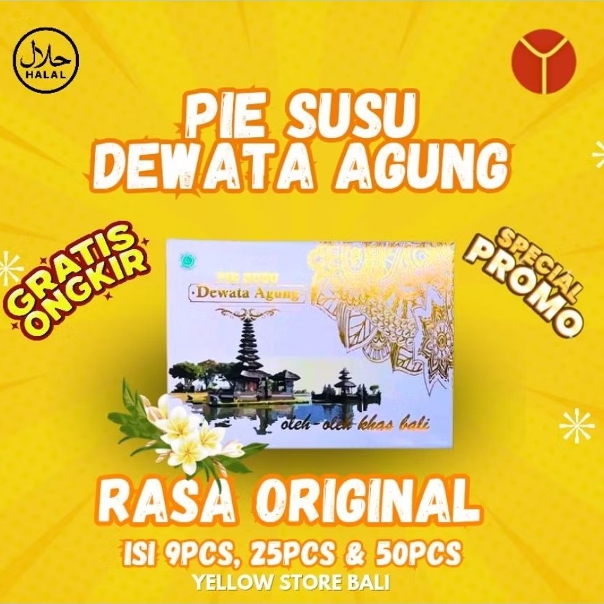 Pie Susu Dewata Agung Rasa Original Oleh Oleh Khas BALI - Original, Lembut dan Nikmat