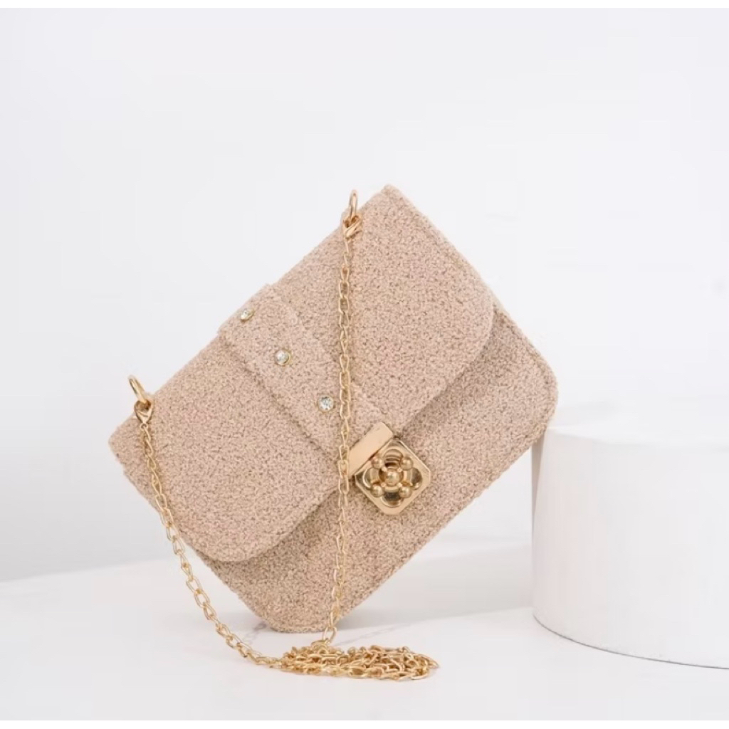 Tas Wanita Twila Tas Warna Cream
