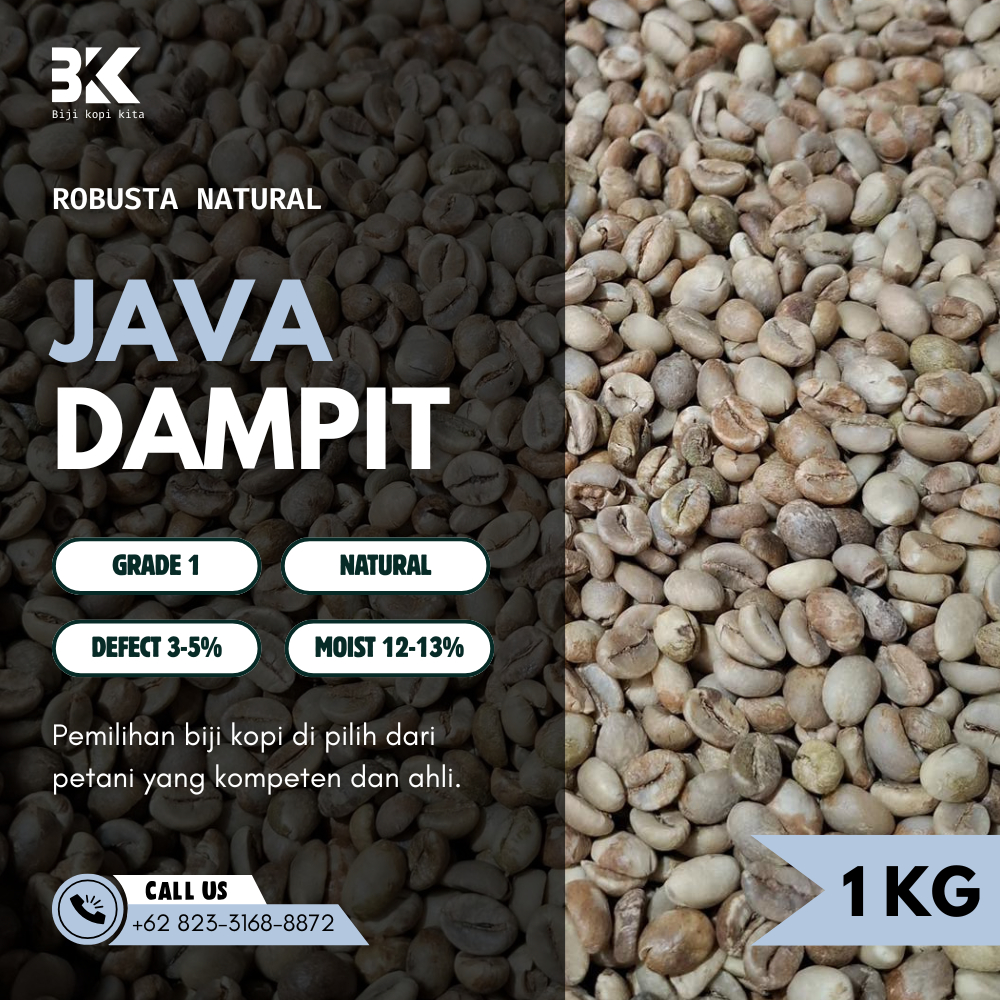 Robusta Grade 1  Dampit Green Beans | Biji Kopi Mentah