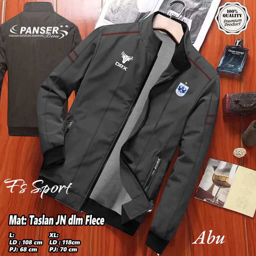 Jaket Distro Pria Wanita Klub PSIS Semarang Taslan Waterproof Import