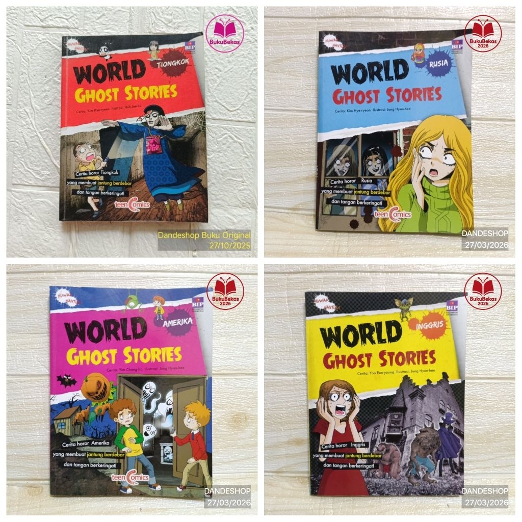 World Ghost Stories (pilih judul) - Komik Educomics Why Science Comic Pendidikan Bekas Preloved