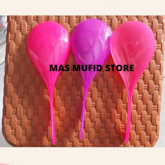 12 Centong Sayur Plastik Entong Nasi Anti Lengket Souvenir Murah