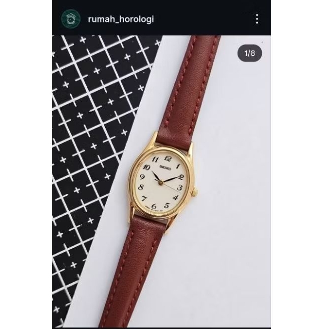 Vintage seiko oval case