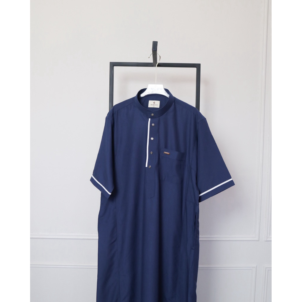 JUBAH PRIA THOBE ZAYN BAJU MUSLIM PRIA LENGAN PENDEK