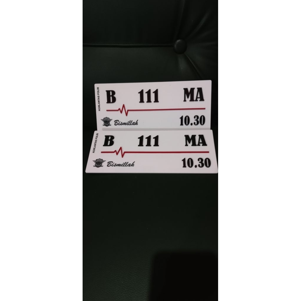 Plat nomor motor/plat motor akrilik/ plat motor custom