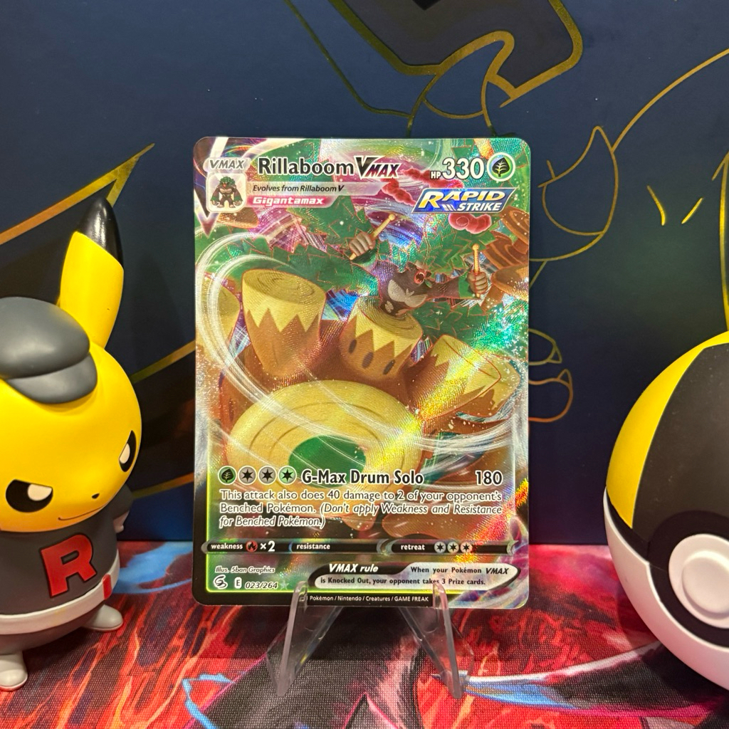 Rillaboom VMAX 023/264 ENG - UR Full Art - Fusion Strike - Pokemon TCG