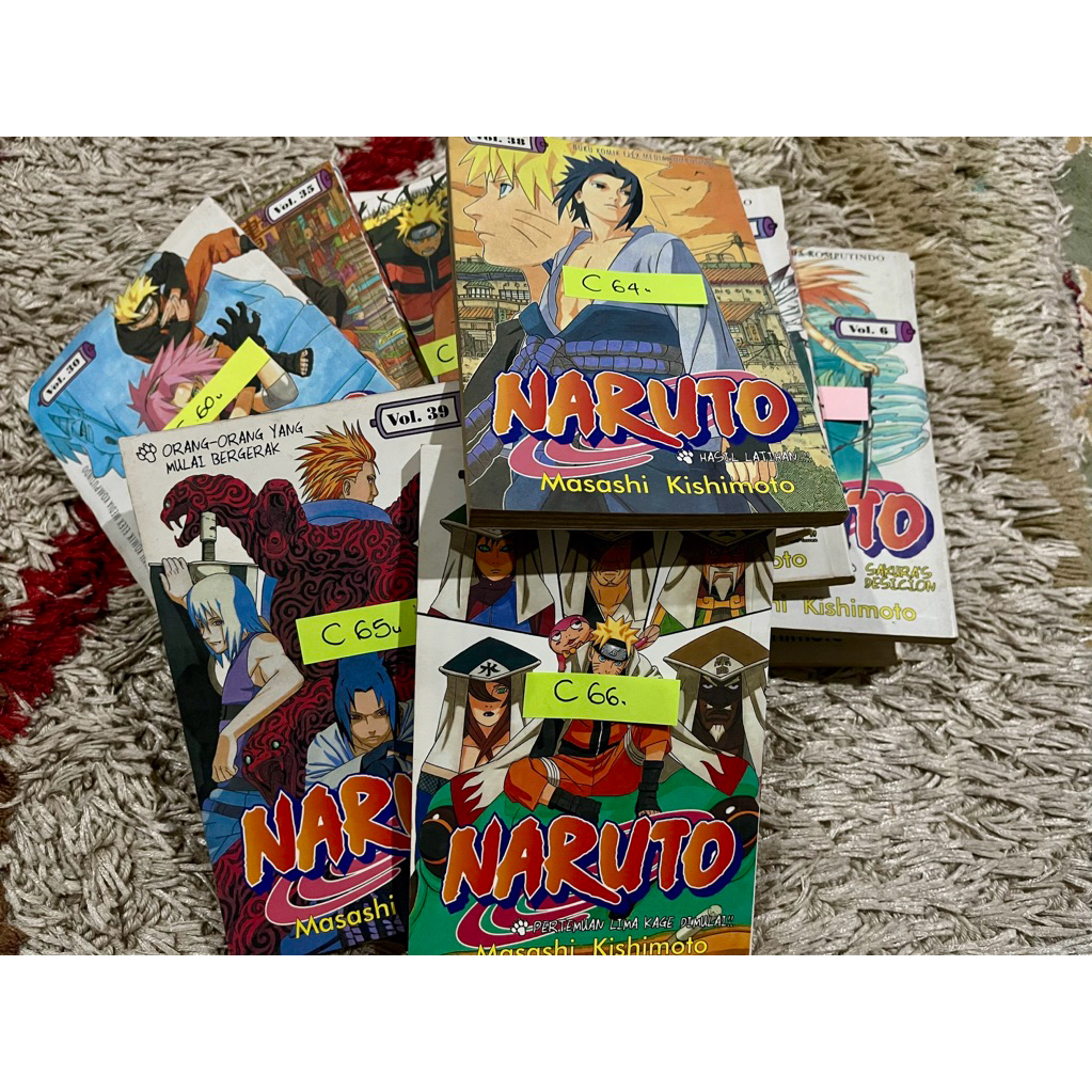 Preloved komik Naruto
