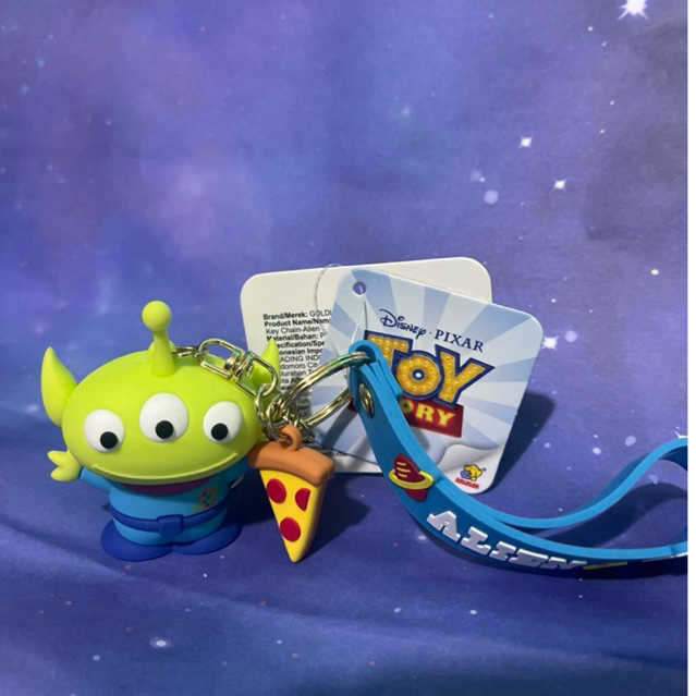 Aliens toy story key chain / ganci