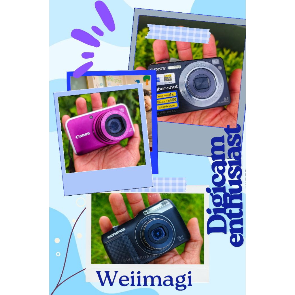 Weiimagi-Digicam Samsung/Sony/Canon/Olympus/Canon Second Murah