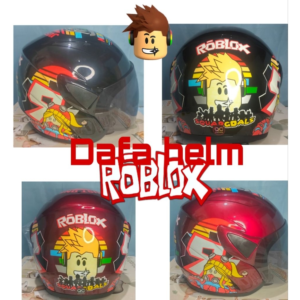 Helm Anak Motor SNI  Usia 2-8Tahun Motif Batman