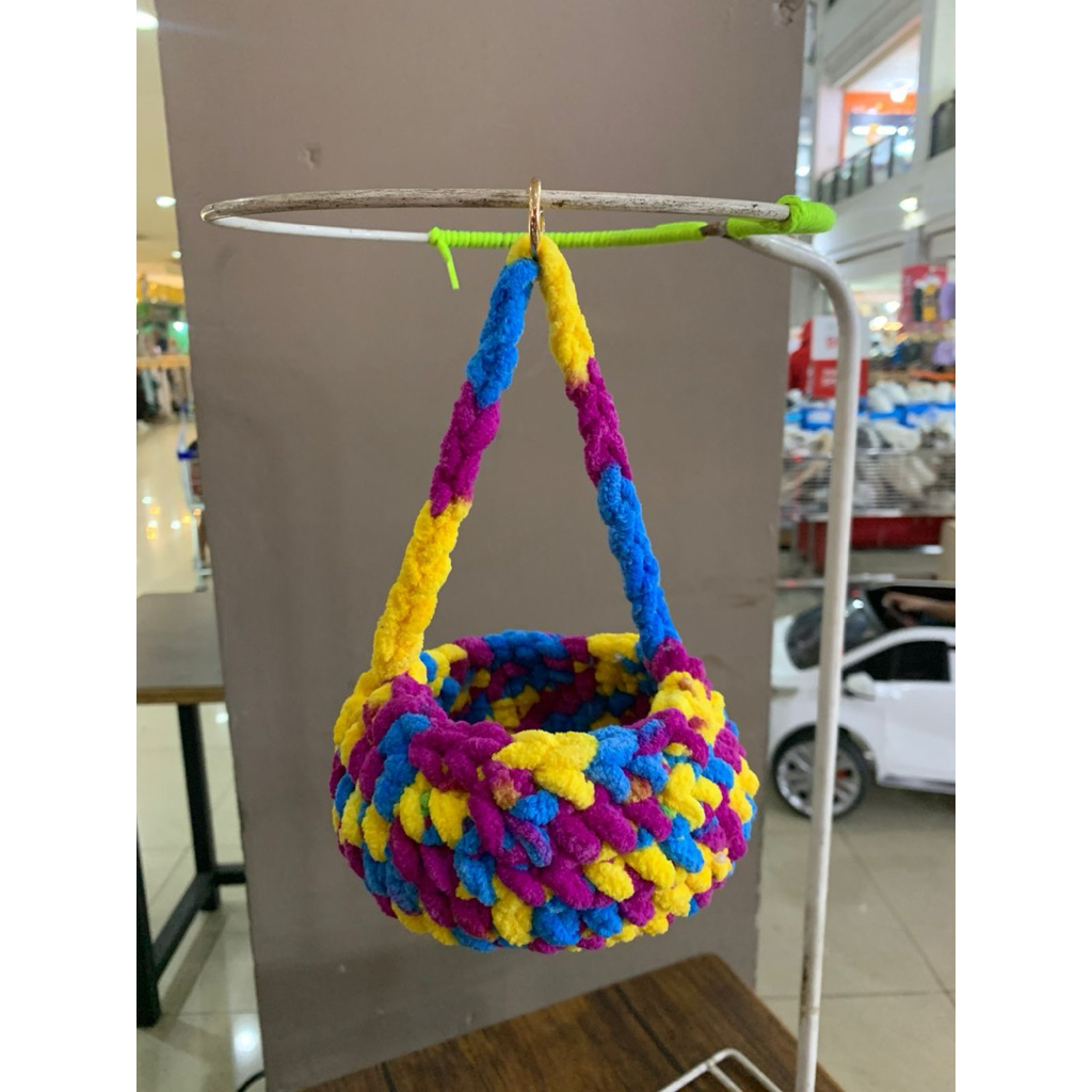 Pouch Rajut Sugar Glider || tempat tidur sugarglider