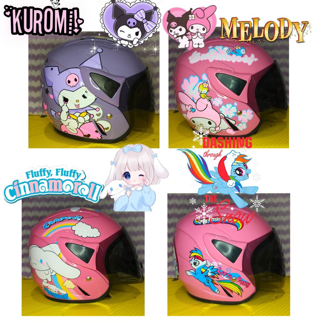 Helm Anak SNI Karakter Perempuan