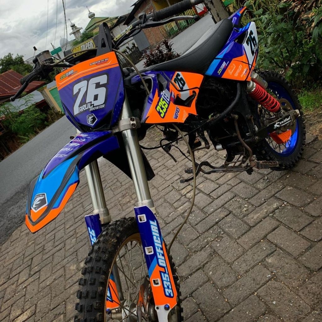 DECALS STIKER MOTOR CRF 150  KLX  BF KLX GORDON FULL BODY