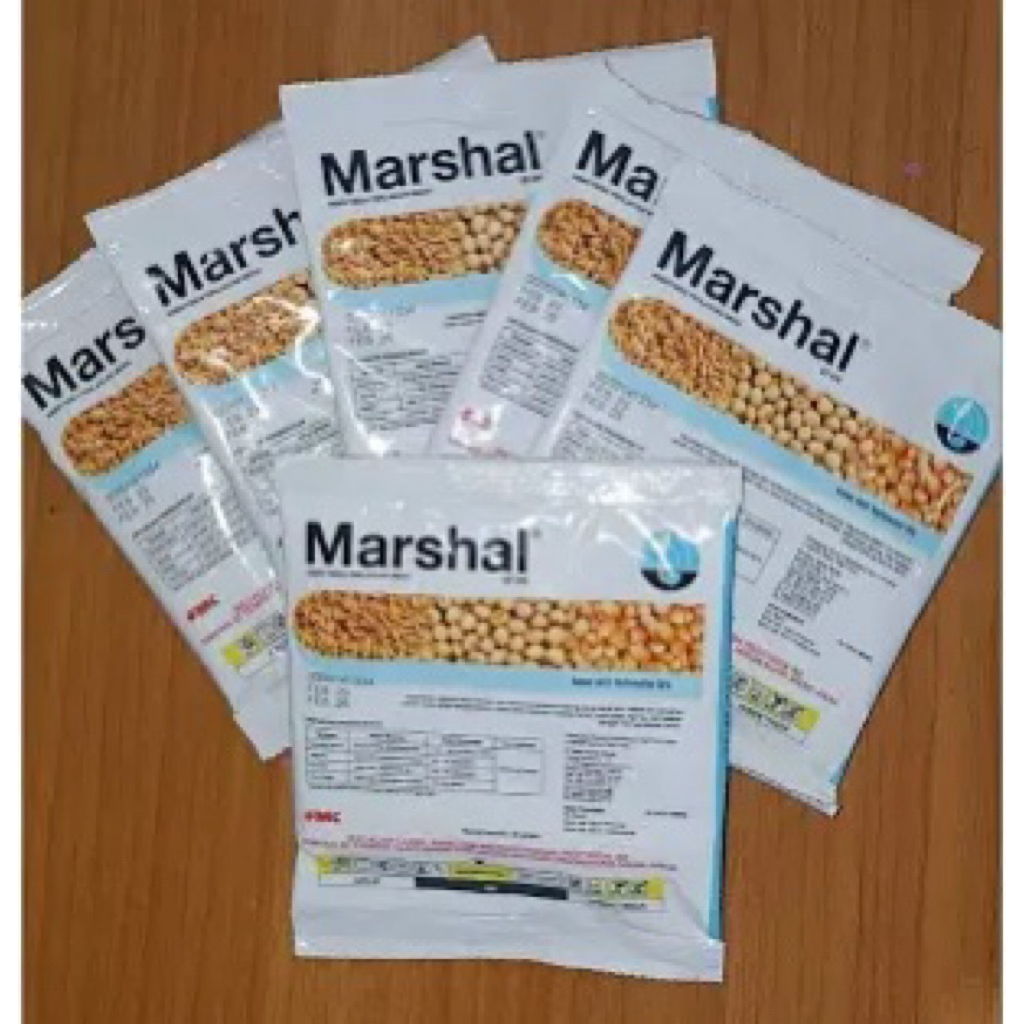 Insektisida Marshal 25DS 25gr - Sistemik, Kontak dan Lambung, Bubuk Merah Muda