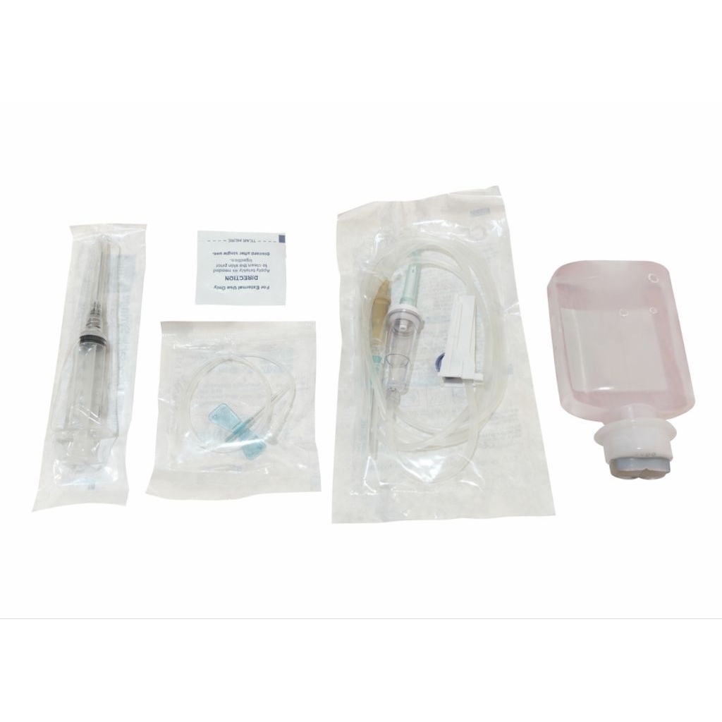 paket infus set lengkap dengan cairan