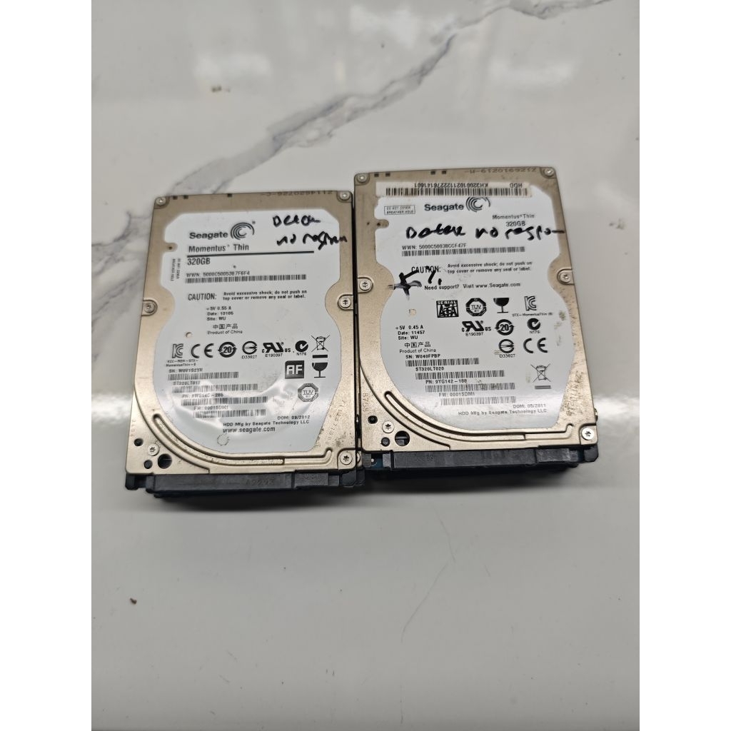 HDD SATA 2.5m rusak merk seagate