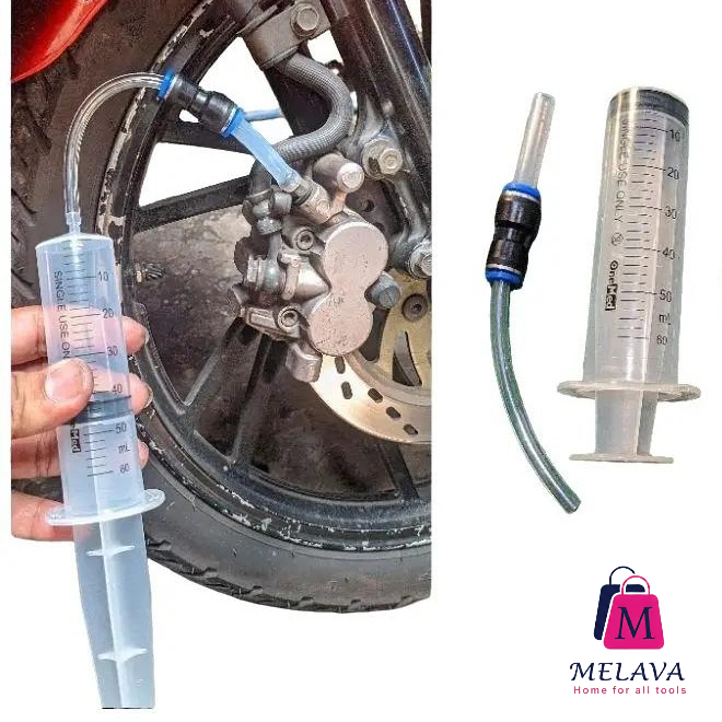 Suntikan 50ml Spuit 50cc + Selang Kuras Minyak Rem