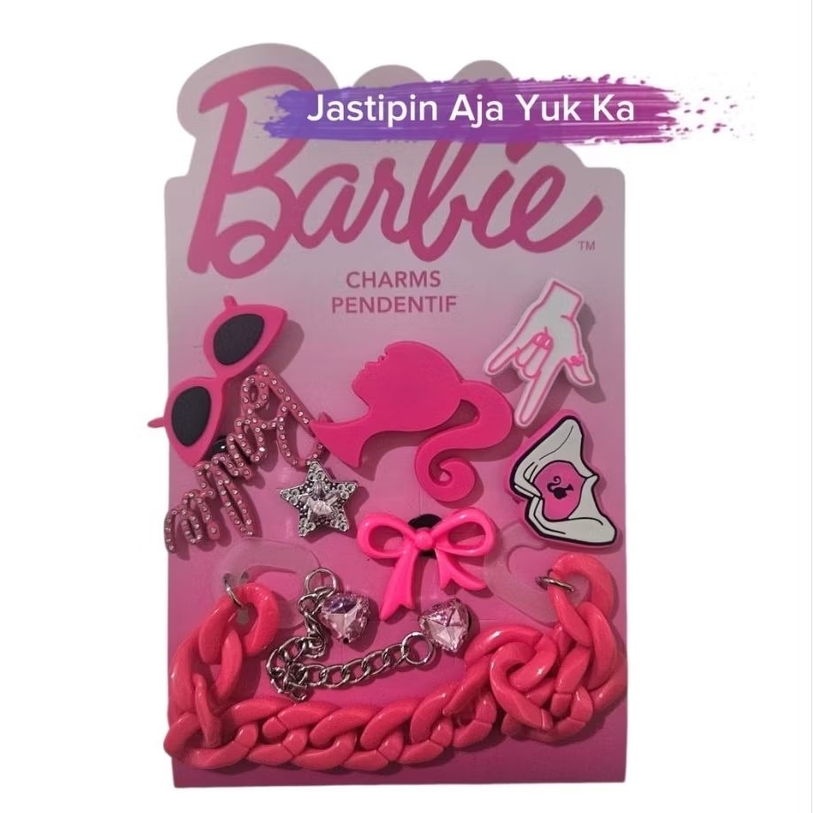 [READY] Jibbitz Charms MINISO - Barbie Collection Chain Charms
