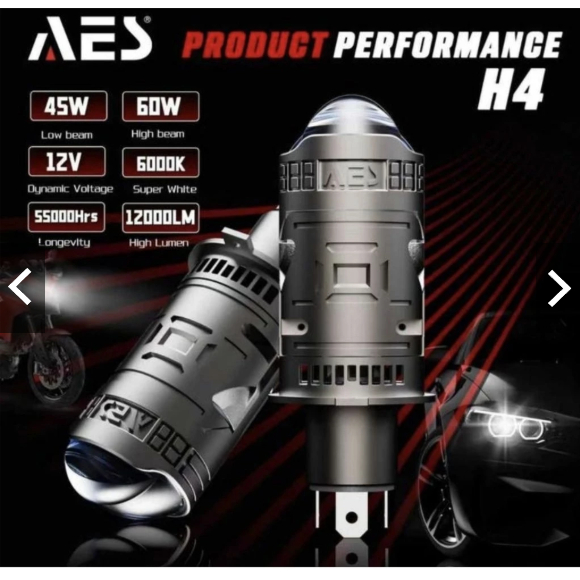Biled AES H4 Mini Projie H4 Bi LaserTurbo SE EXPERIENCE HI LOW BEAM H4 LASER Mobil / Mini Projector 