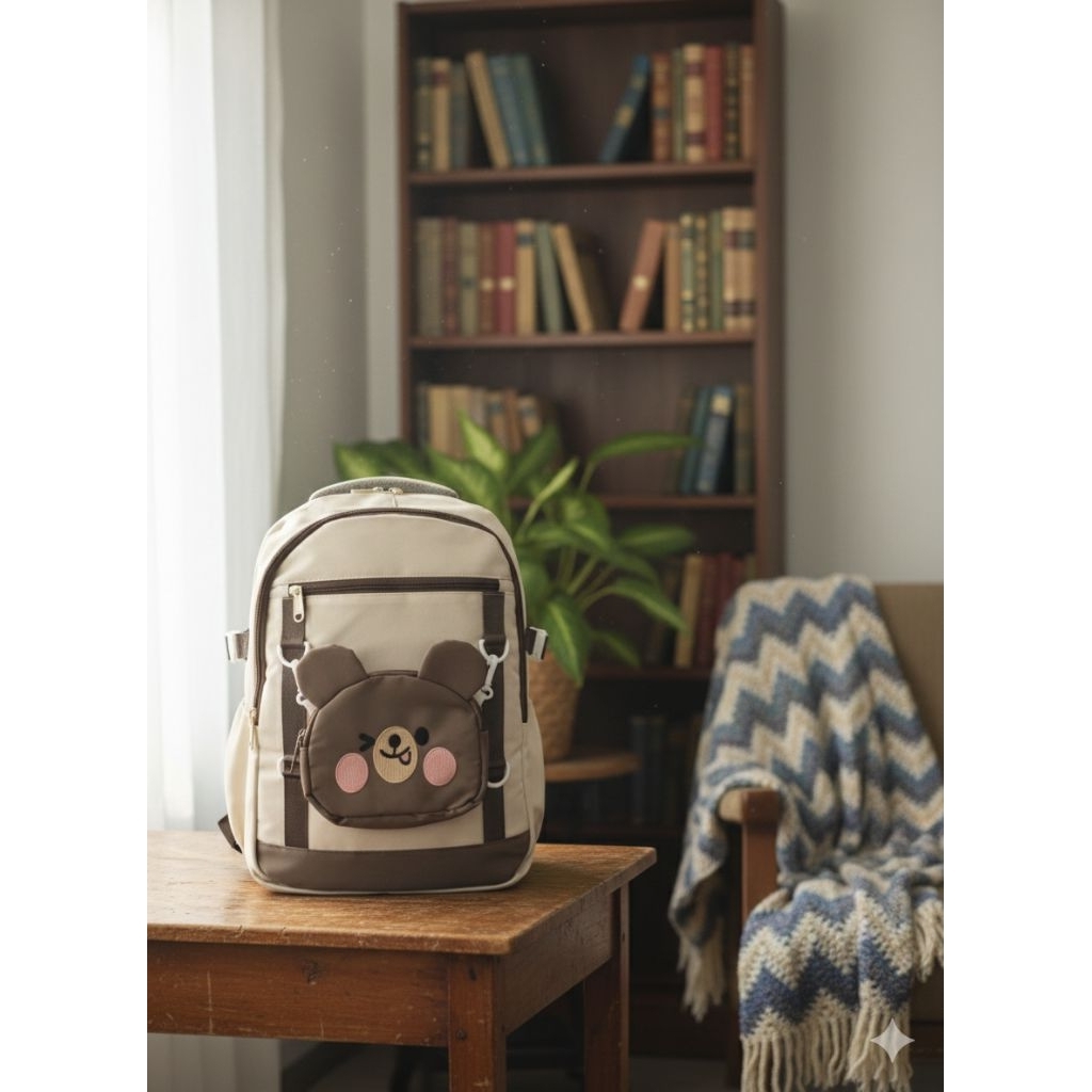 Ransel tas sekolah korea style anak perempuan SMP/SMA