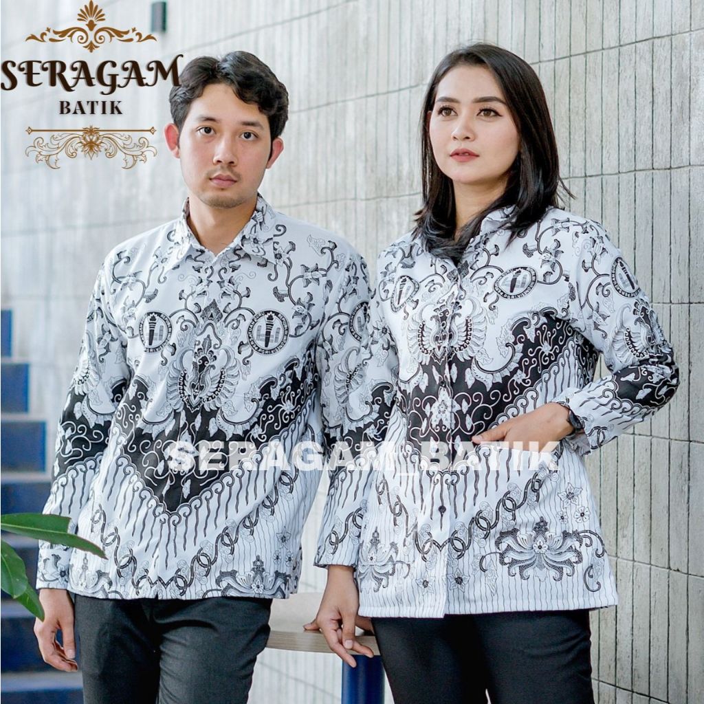 Batik PGRI Pria dan Wanita full furing kemeja batik PGRI pria Batik PGRI terbaru KEMEJA PGRI GURU