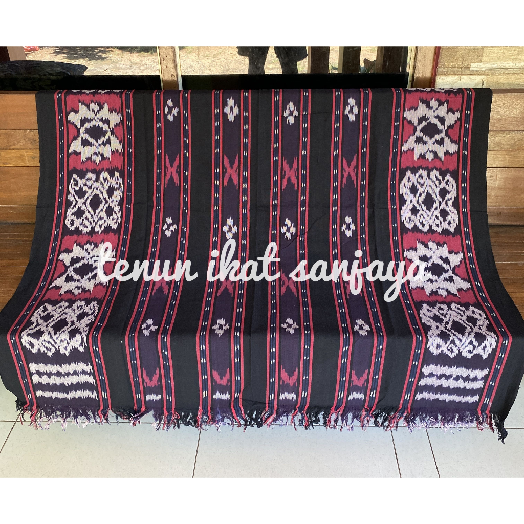 Kain Tenun blangket kombinasi motif NTT kupang nusantara kode A2