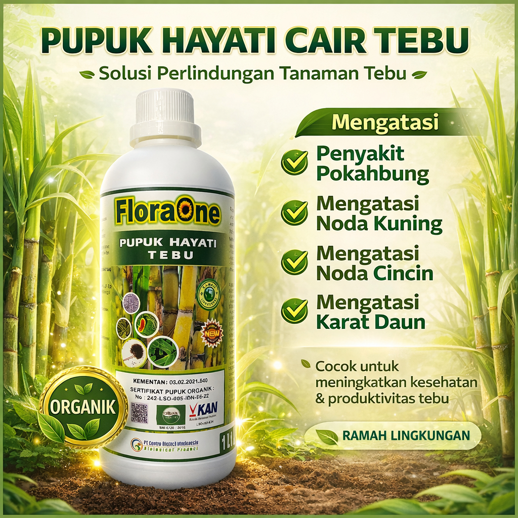 Pupuk Cair Tanaman Tebu Obat Penyakit Busuk Batang Bercak Daun, Pupuk Hayati Budidaya Tebu Biar Leba