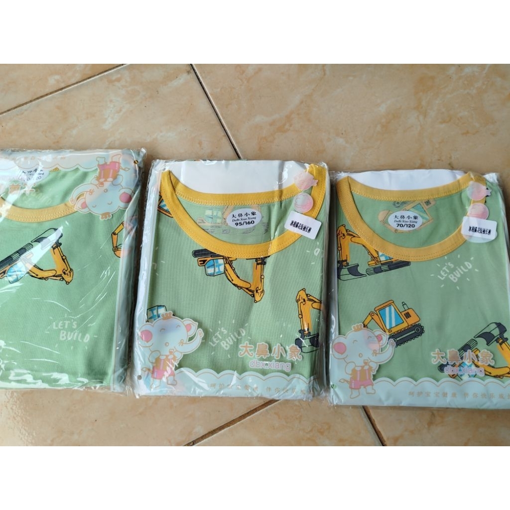 Piyama organik anak/ piyama CP / piyama import