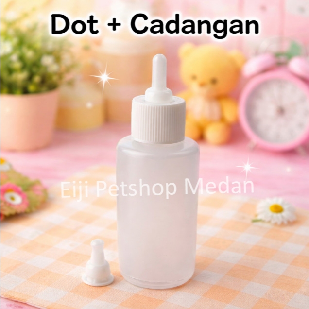 Dot Kucing + Cadangan Botol Susu Kucing Dot Bayi Kucing