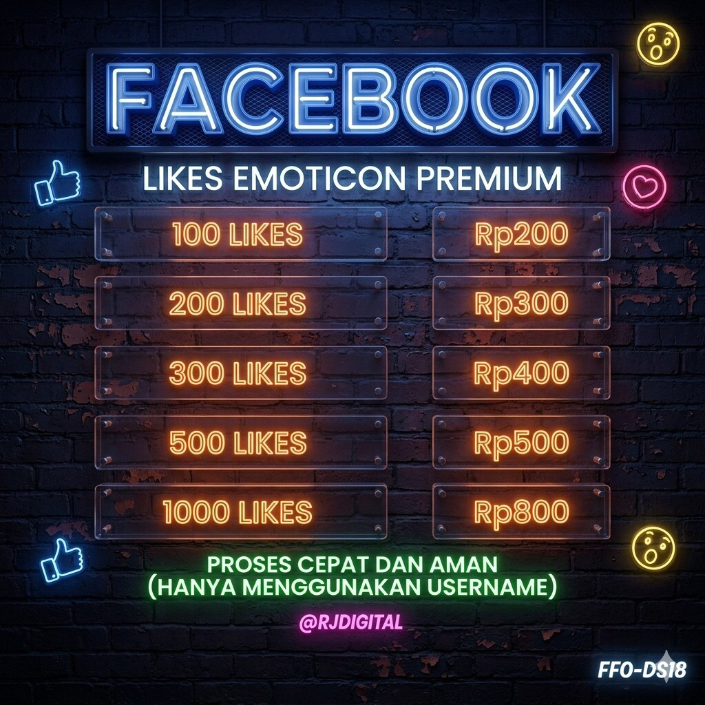 INSTANT - FACEBOOK LIKES POST EMOTICON PREMIUM ANTI DROP - FB LIKES EMOTICON AUTO TRENDING PERMANENT