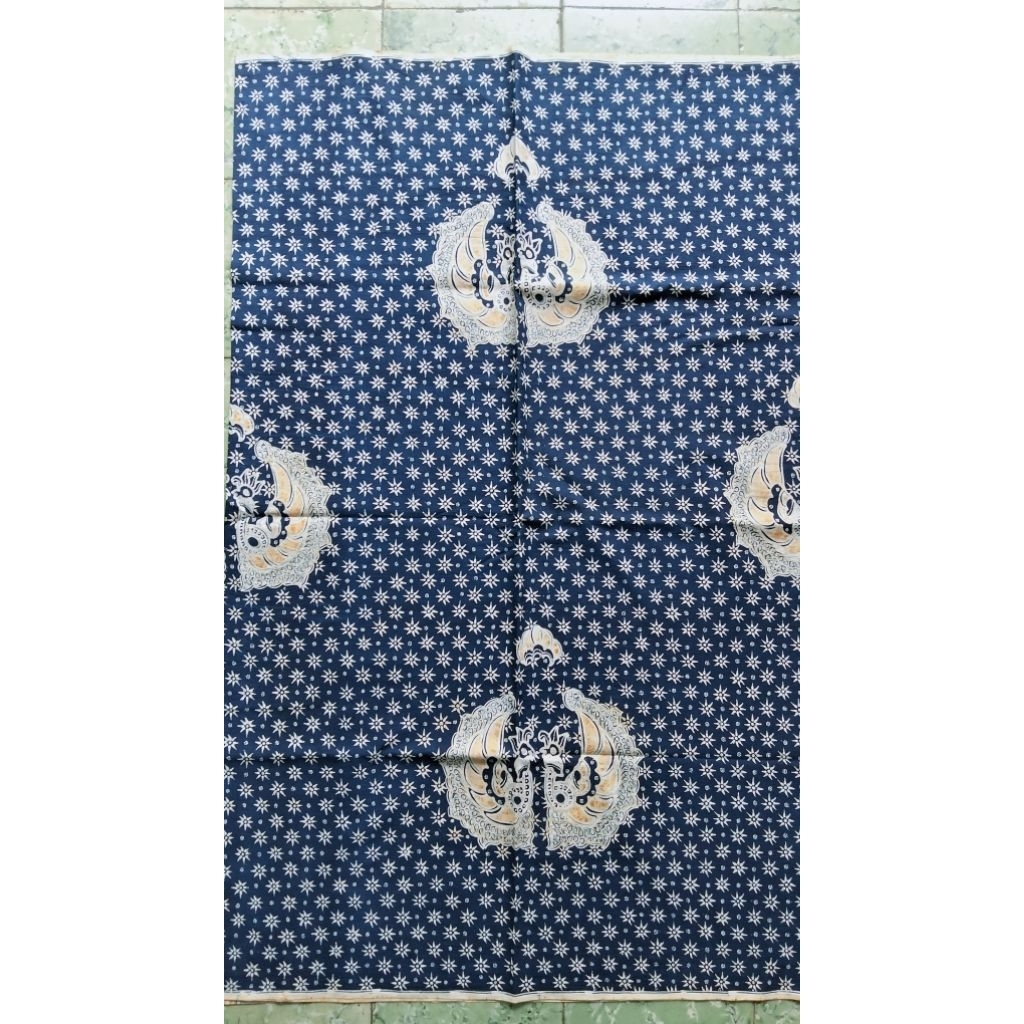 Truntum Indigo Pura Mangkunegaran Keraton Surakarta Batik Yogyakarta Tulis Alusan Premium Klasik Jar