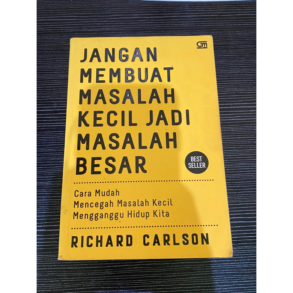 PRELOVED BUKU JANGAN MEMBUAT MASALAH KECIL JADI MASALAH BESAR