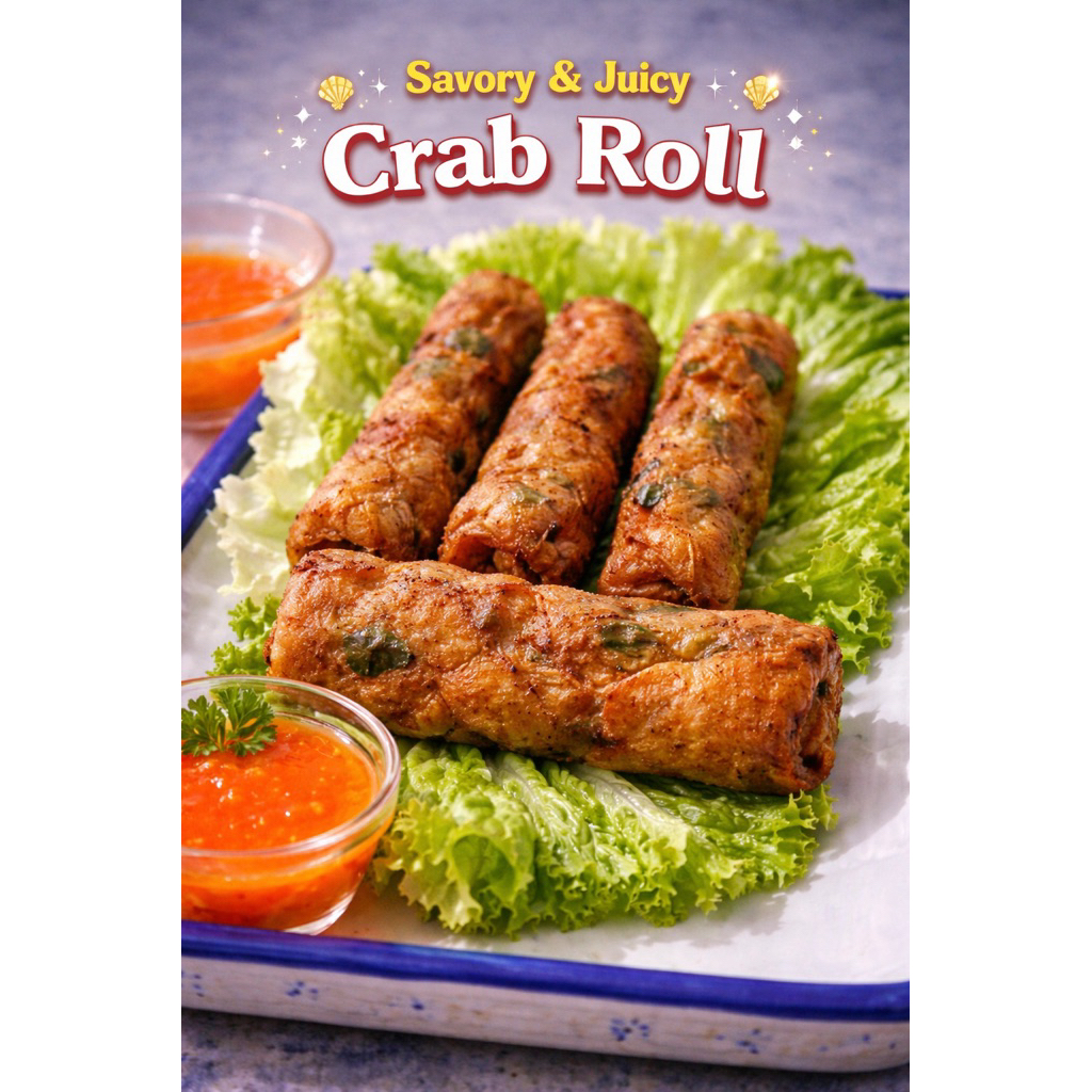 Crab Roll (Kepiting Rajungan) isi 10