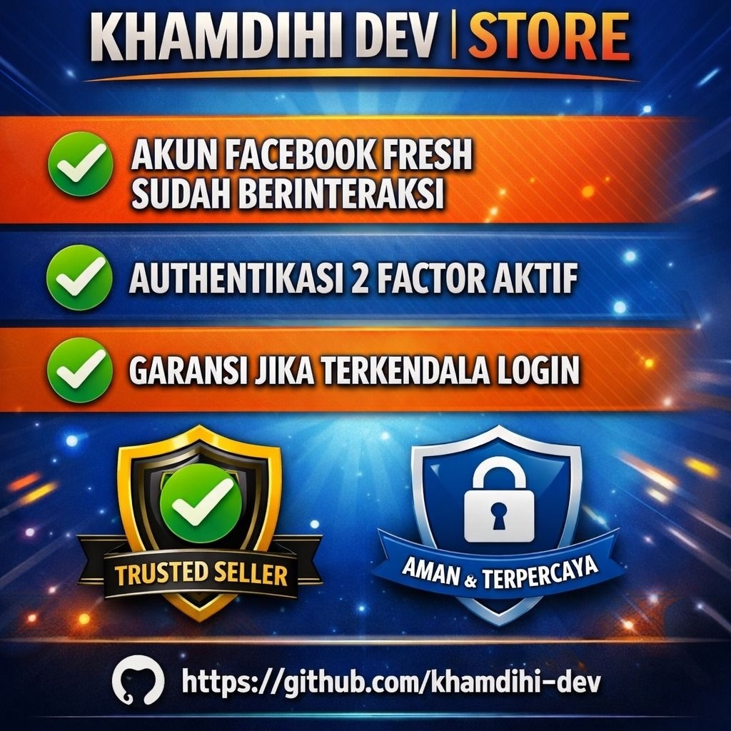 Akun Facebook Fresh A2F Aktif