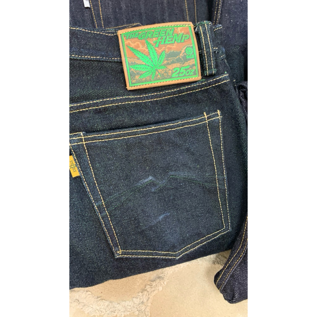 Sage denim - The Green Hemp 25oz - size 38 Slim fit