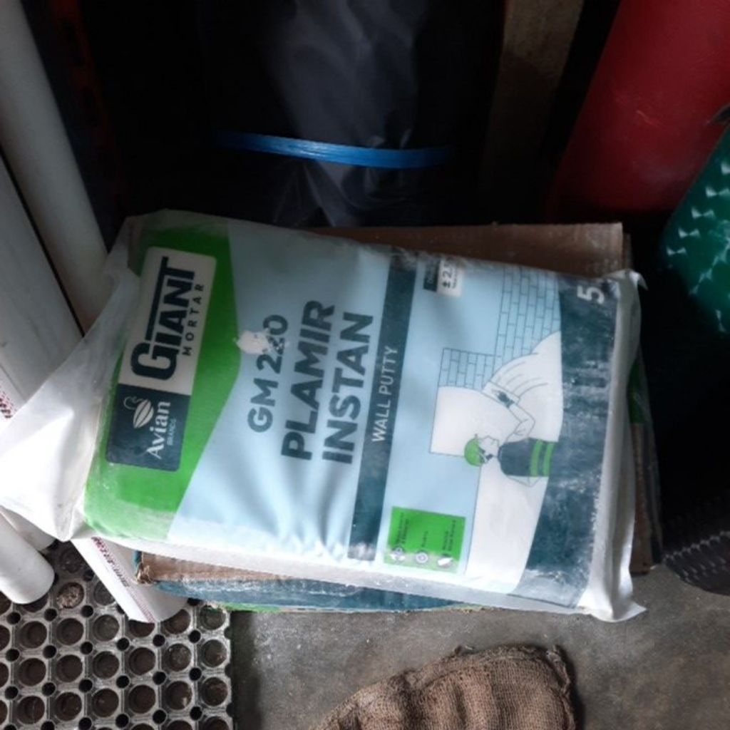 KEMASAN BARU - Giant Plamir 5kg 220 / Semen Plamir / Semen Putih Plamir Bungkus Siap Kirim / Semen P